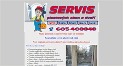 Desktop Screenshot of okno-servis.eu